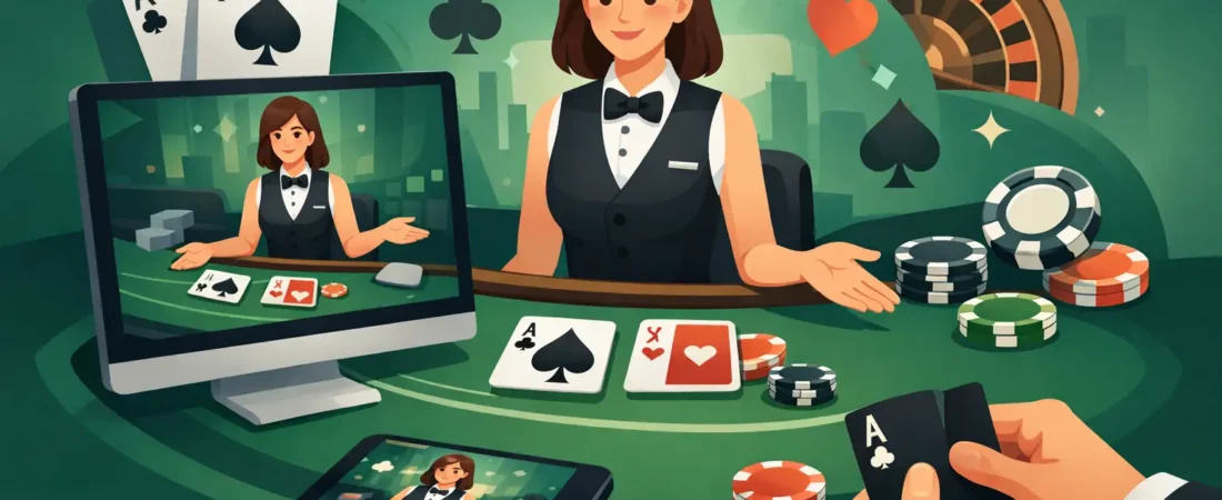 Live Dealer Blackjack Online for Real Table Action
