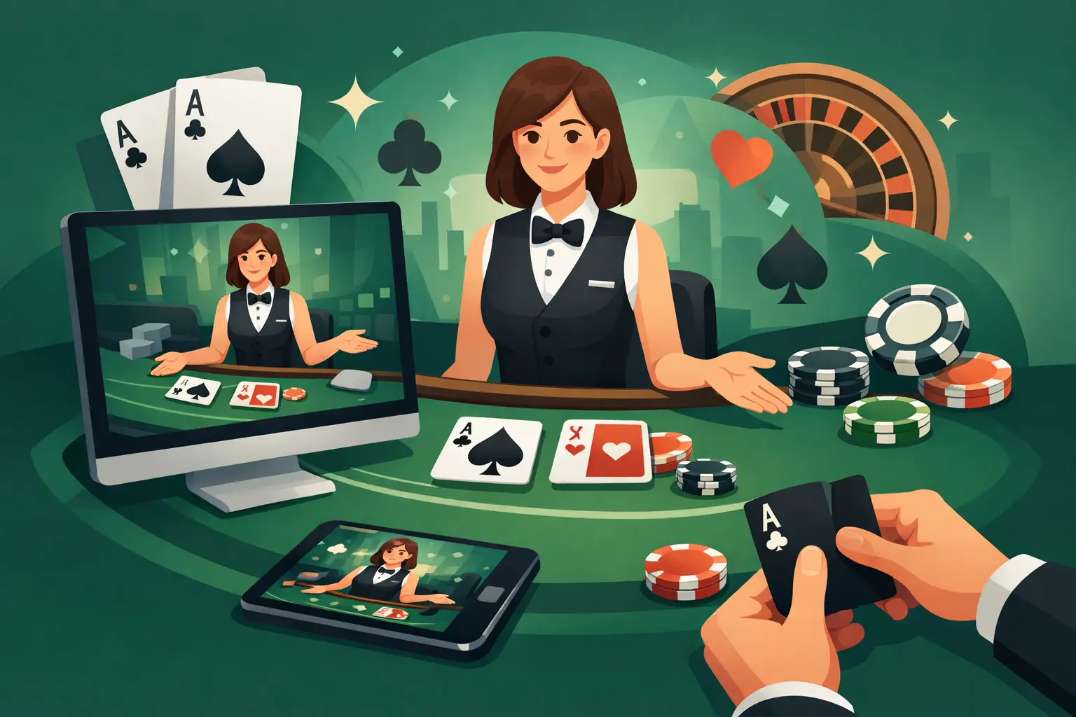 Live Dealer Blackjack Online for Real Table Action